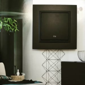 Thiết bị điện cao cấp efapel khung nhựa màu đen